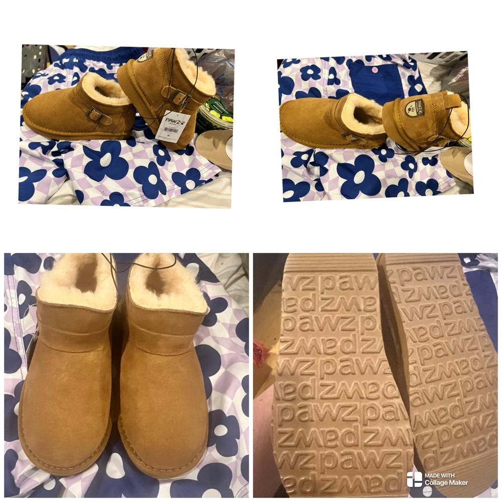 New Pawz by Bearpaw Girls Youth Amy Suede Boot